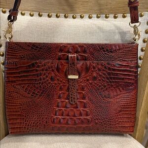 Brahmin All Day Convertible Pecan Melbourne Handbag